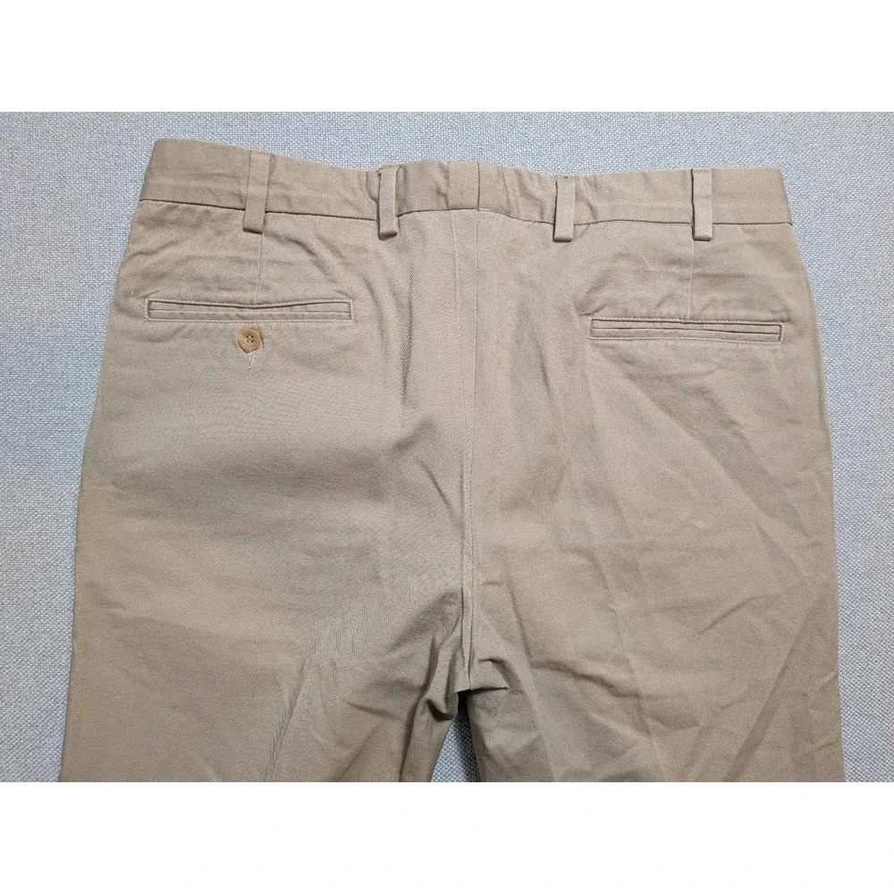 Bills Khakis Men's 36x29 Beige Cotton Chinos Flat Front Slim Fit Tan Khaki